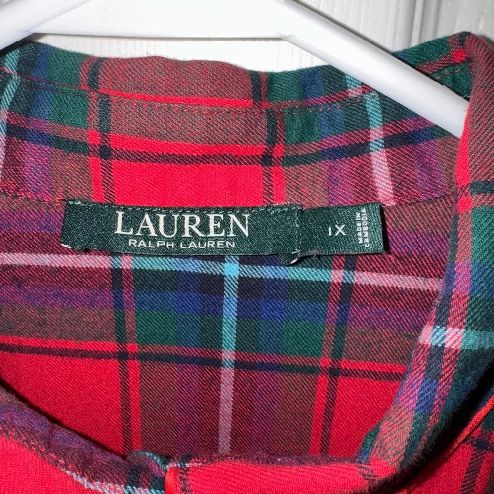 Lauren Ralph Lauren night sleep shirt - 1X - long - Picture 6 of 9